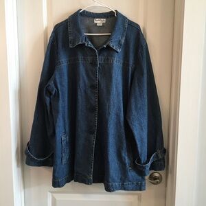 NorthStyle Women's Blue Denim Jean Shacket